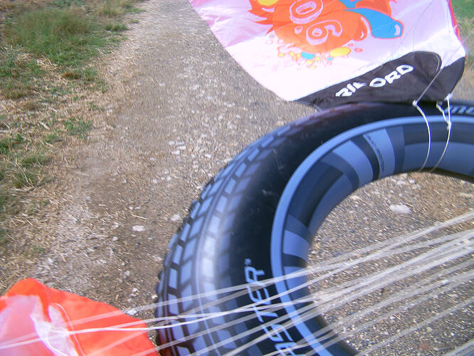 rotorballutekite torus 85 cm diameter takeoff