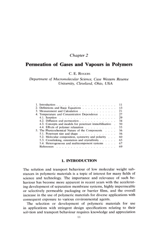 1 J. Comyn (auth.), J. Comyn (eds.) - Polymer Permeability-Springer Netherlands (1