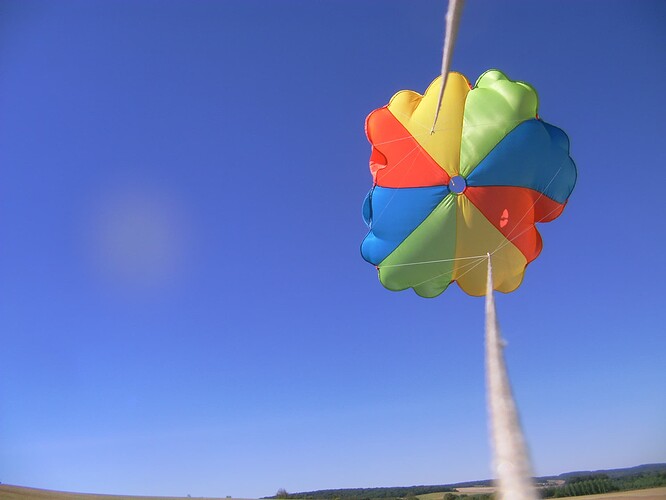 parachute kite high elevation angle