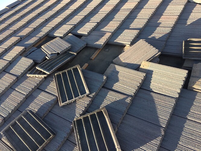 roof tile damage 2021 a