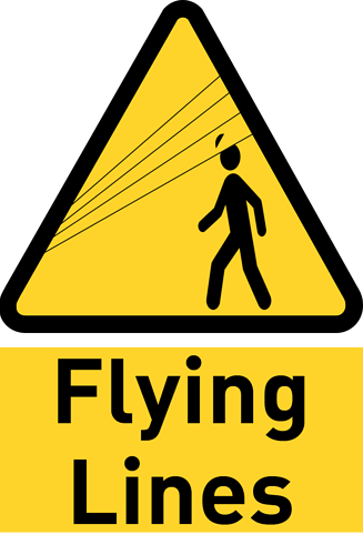 Flying Lines Warning