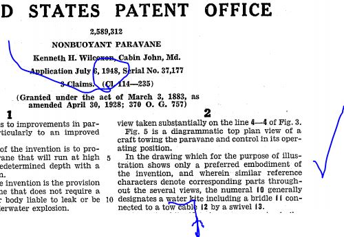 1948ParavaneWaterKite