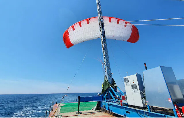 A new era of wind power for shipping: Seawing's first flight