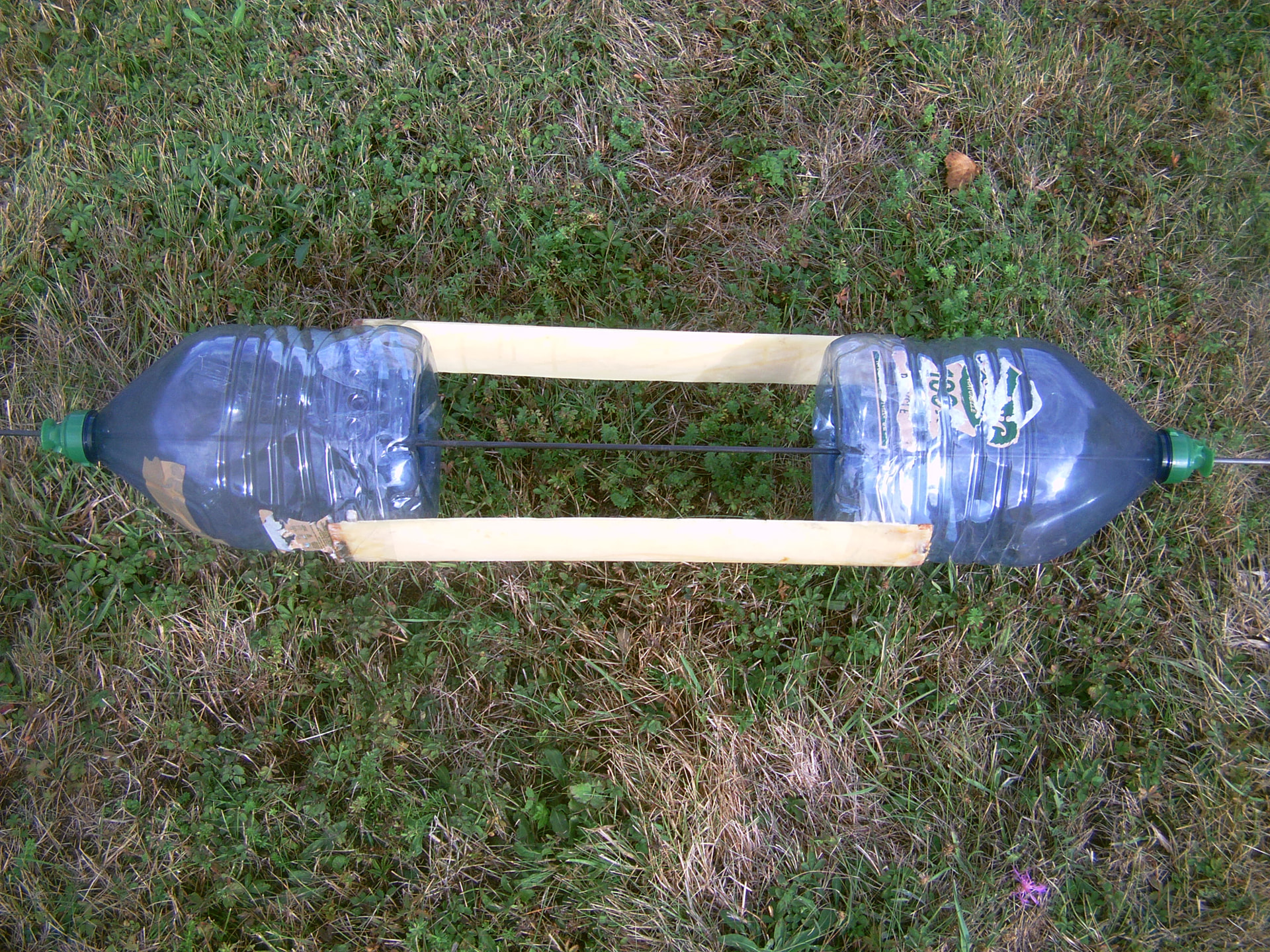 two bottles laminated blades